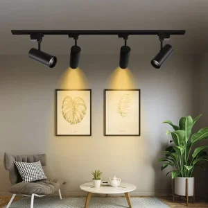 Modern 2/3Wire Track Lights Lighting System 20W 30W Adjustable Angle Led Rail Lamp Commercial Cob Led Track Light