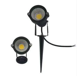 Modern 220V AC IP65 Aluminum RGB LED Garden Spotlight Outdoor Waterproof Spot Spike Light for Tree Landscape Lighting