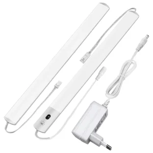 Modern 24V EU US UK Plug LED Cabinet Lights 560LM Hand Sweep Induction Charger