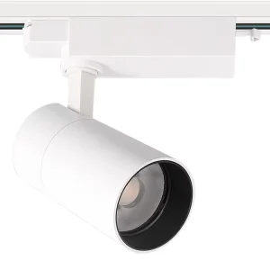 Modern 25W LED Track Light Ultra Anti Glare Smart Commercial Lighting Three Phase with COB Chip