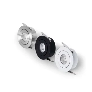 Modern 3.5W Mini Spotlight LED Recess Light DC 9V Interior Aluminum Downlight for Small Cabinets for Interior Design