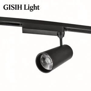Modern 30W LED Track Spotlight CRI 90 Dimmable Aluminum Body Adjustable Commercial Ceiling Lighting for Store Exhibition