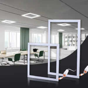 Modern 36W Recessed Mounted Ceiling Light Slim LED Frame Panel Lamp Commercial Schools Office Lighting Removable Panel Light