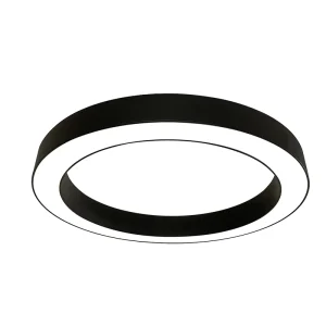 Modern 42W 82W Wide Indoor LED Ring Linear Light Chandelier Aluminum Shell Round Mesh Iron Led Pendant Light Cafe Office Room