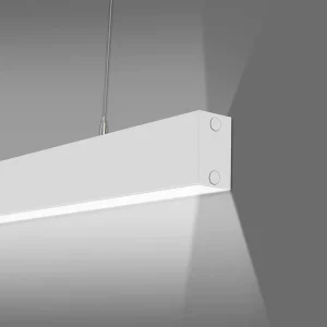 Modern 5ft Slim LED Hanging Linear Light Office LED Linear Light 1500mm Pendant Linear Light Aluminum Housing
