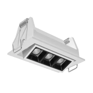 Modern 6W 8W 10W 20W Rectangular Anti Glare Surface Recess Grille Spot Light Mini Wall Wash Linear Downlight LED