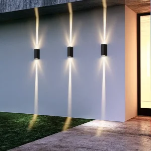 Modern 6W Waterproof LED Wall Lamp IP65 Decorative Square Lamp 85~265V Wall Light for Hotel Garden Doorway Outdoor Use