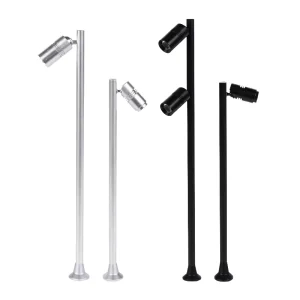 Modern 6pcs 1W LED Vitrine Showcase Spotlights AC Surface Mount Embedded Light Jewelry Mall Aluminum Body Lightweight 5CM