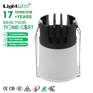 Modern 7W 12W 15W LED Ceiling Spot Light 24 36 Beam Angle 3500K 6000K Color Temperature CRI 90 Easy Installation Aluminum