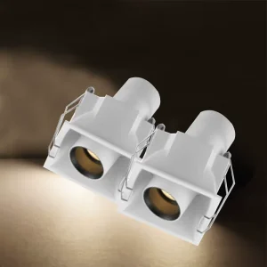Modern 8W Anti-Glare LED Recessed Ceiling Light 4000K Dimmable Down Light Aluminum Body Spotlight for Hotels and Indoor Use
