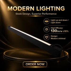 Modern Adjustable CCT Wattage Linear Light 130lm/W UGR<19 Instant Connection LED Batten Light Ceiling Fixtures