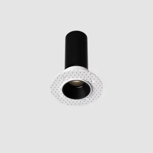 Modern Adjustable Mini Spot Frameless Recessed Ceiling Downlight Aluminum COB 6W Anti-Glare Spotlights Hidden Light Source Home