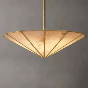 Modern Alabaster Sphere Chandelier Luxury Marble Ball Pendant Light for Living Room Dining Room Bedroom Study
