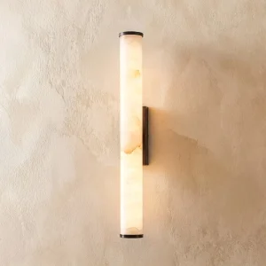 Modern Alabaster Wall Sconce Lamp Luxury Marble Wall Light Fixture for Living Room Restaurant Bar Hotel Interior Decor