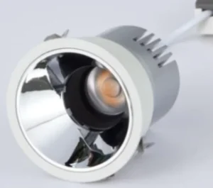 Modern Aluminum 7W 12W 20W Recessed Hotel Spotlight High CRI Ra90 Anti-Glare Deep Reflector COB LED Downlight IP20 3-Year