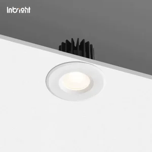 Modern Aluminum Flat Trim Recessed LED Downlight 10W 15W 25W IP65 Waterproof Commercial Indoor Ceiling Spotlight