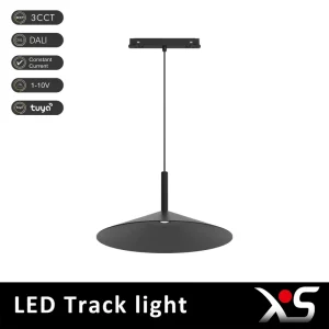 Modern Aluminum GU10 220V 30W High CRI 90 COB LED Magnetic DALI Track Pendant Light for Indoor Use