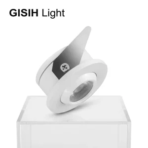 Modern Aluminum LED Cabinet Spotlight with Adjustable Beam Angle Recessed Spotlights for Jewelry Commercial Lighting