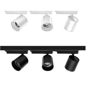 Modern Aluminum LED Track Light 20W 30W Adjustable Commercial Indoor Use 6000K Daylight Spot Light