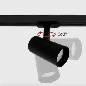Modern Aluminum LED Track Spotlight SMD Magnetic Rail Tracking Spot Light Lamp Ceiling 3000K Adjustable Indoor Shop CE
