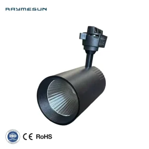 Modern Aluminum LED Track Spotlight for Home Office Surface Mounted COB LED with Dimmable Warm White Lighting