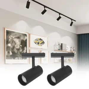 Modern Aluminum Spot Lamp Office Mall Store DC 48v COB Commercial Ultra-thin Recessed Magnetic LED Track Light