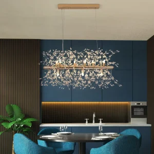 Modern American Style Personality Dandelion Crystal Chandelier Living Room Fashion Clothing Store Bar Pendant Lamp