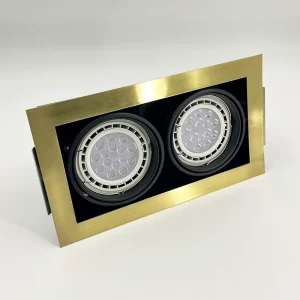 Modern Anti Glare Recessed Trimless Downlight LED Grille Light Iron Body with IP44 Rating Indoor Use