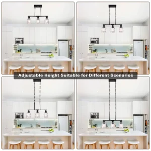 Modern Art Deco Dome Metal Pendant Light Adjustable Hanging Chandelier for Hotel Public Area Dining Room Home Decor