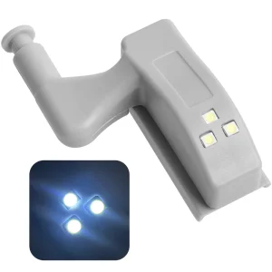 Modern Auto Open Close LED Chip Kitchen Cupboard Wardrobe Sensor Light Wall Mounted High CRI 80 Battery Operated Cabinet Lights