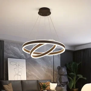 Modern Beautiful Living Room Dining Room Hotel 3 Layers Copper Chandeliers Pendant Light