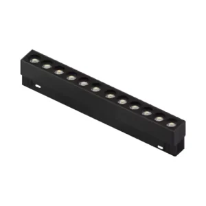 Modern Black 12W LED Grille Lights Hotel Commercial Recessed Spotlight Aluminum Indoor Decoration Lights Dimmable