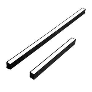 Modern Black Aluminum LED Linear Track Light 100W High Lumen Dimmable High CRI 90 for Supermarket Shelves