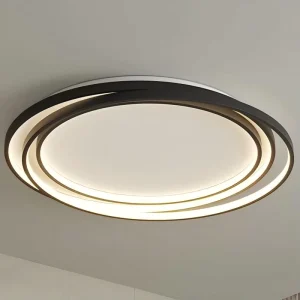 Modern Black Color Metal Acrylic Surface Mounted LED Ceiling Lights for Home Decor Living Room Bedroom Ceiling Lamp