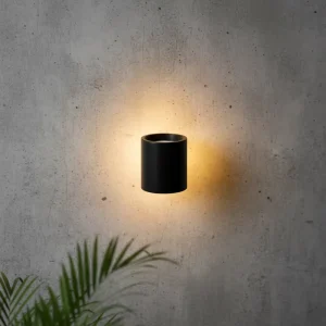 Modern Black LED IP44 Rated Surface Mounted Spotlight Mini Indoor Ceiling Downlight for Hotel and Home Decor