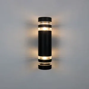 Modern Black Outdoor IP65 Lighting Bedroom Reading Lamp Sconce Stair Wall Lamp