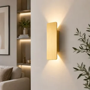 Modern Brushed Gold Coffee Matte Black White LED Wall Light 6W Aluminum Decorative Wall Sconce CRI 90 Hotel Bedroom