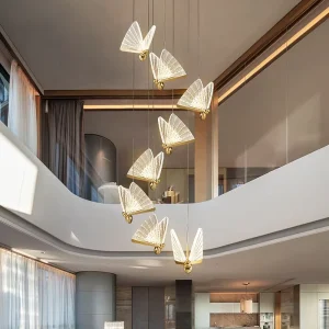 Modern Butterfly LED Pendant Light Ceiling Lamp Art Decor Chandelier