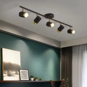 Modern Ceiling LED Track Lights Lighting System Adjustable Angle LED Rail Light Commercial Shop Use LED Track Lamp