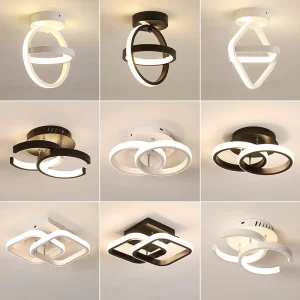 Modern Ceiling Light for Aisle Corridor Entryway Nordic Bedroom Decoration LED Ceiling Lamps Terrace Aluminium Led Ceiling Light