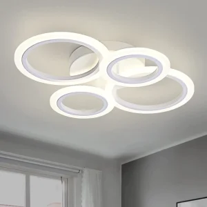 Modern Ceiling Lights Dimmable LED Ceiling Lamps for Living Kitchen Dining Room with Remote Control Ceiling Light