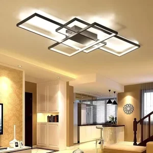 Modern Ceiling Lights Indoor Acrylic LED Square Ceiling Light Fixture for Living Room