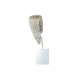 Modern Chrome Handmade Glass Wall Lamp G9 High-grade Interior Decorative Room