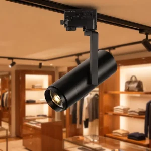 Modern Commercial 40W LED Track Light Cob Chip 4000K 97 CRI Adjustable Zoom Magnetic Aluminum 220V PC Office Supermarket 5 Year
