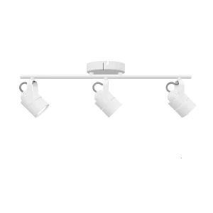 Modern Commercial Design Fixed Track Light White Black Gu10 LED Source Surface Mounted Indoor Workshop Switch Control Aluminum