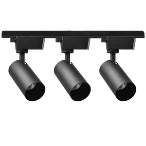 Modern Commercial Indoor Lighting System COB LED Track Light Adjustable Rail Lighting LED Aluminum High Brightness Spotlights
