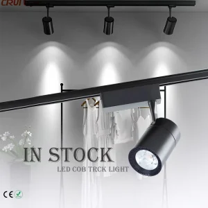 Modern Commercial LED Track Light 30W 40W High Power Cob Technology with Aluminum Body for Indoor Lighting