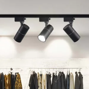 Modern Commercial LED Track Light High Lumen No Flickering Ra90 COB Spot Light Rail Spot Light 20W 30W Track Lights