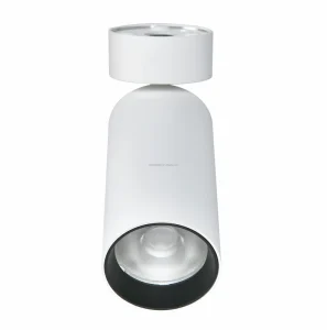 Modern Commercial Surface Mounted LED Track Light Adjustable COB Color Aluminum Body for Hotel Use