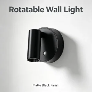 Modern Creative LED Touch Magnetic Wall Lamp 350 Rotation Three Color Temperatures Decorative Night for Home Decoration